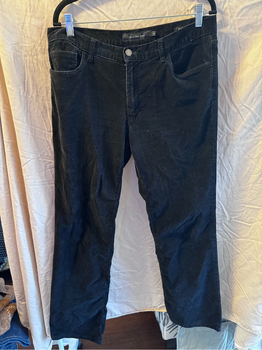 Calvin Klein Jeans Black Women's Corduroy Trousers